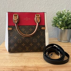 Color Block Fold Small Tote